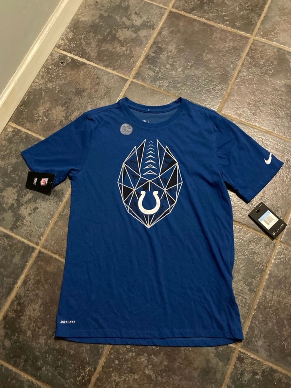 Nike Dri-FIT Indianapolis Colts Icon Performance T-Shirt Men’s Size M